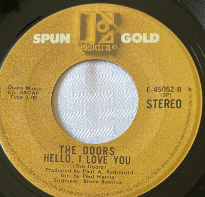 Doors 45 Hello, I Love You / Touch Me NEW reissue unplayed