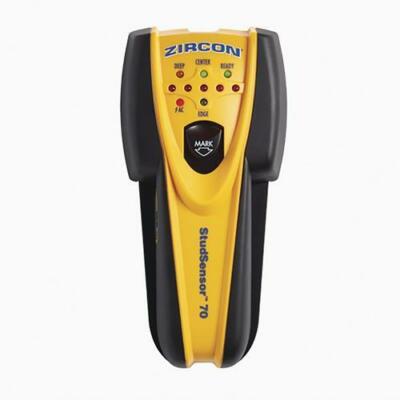 Zircon Studsensor 70 Center Finding Stud Finder Live AC Wire Warning & Marker