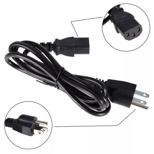 6ft 3-Prong AC Power Cord Cable Plug For Most eMachines Desktop PC Computer - Picture 3 of 5
