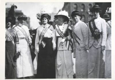 Inez Haynes Gillmore and others Literary Suffragettes 1910s OLD PHOTO