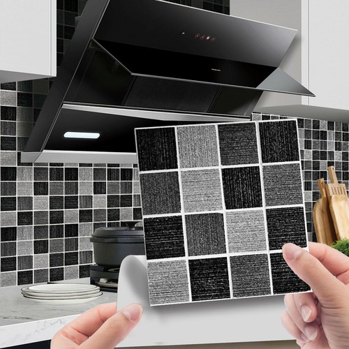 10PC 3D Fliesenaufkleber Fliesenfolie Wandaufkleber Fliesensticker Küche Bad - Bild 11 von 39
