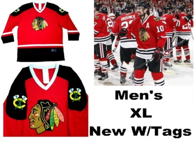 Chicago Blackhawks Xl Hockey Jersey CENTER ICE AUTHENTIC VINTAGE