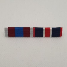 FULL SIZE CLUTCH AND PIN BAR  PLATINUM JUBILEE & CORONATION RIBBON