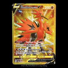 carte Pokémon Électhor de Galar V 182/172 #3 EB09 - Stars Étincelantes NEUF FR
