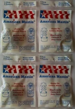 Lantern Mantle; Double Tie; Pretied Ends; SKU # 803K - 4 Packs / 8 Mantles