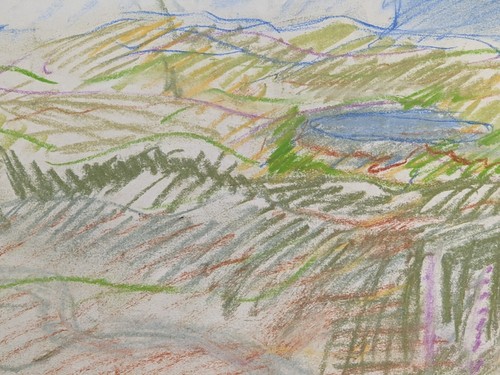 Original pastel drawing by Thora Clyne SSWA 1937 – 2020 landscape 1979 - Picture 10 of 14