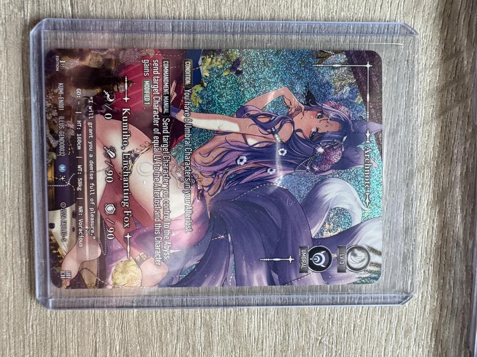 Fabled Sagas TCG - Kumiho, Enchanting Fox (Mystic) - Near Mint - KUMI-EN001 - Image 2 of 3