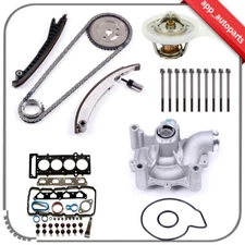Head Gasket Bolts Set Timing Chain Kit Water Pump for Mini Cooper + Thermostat