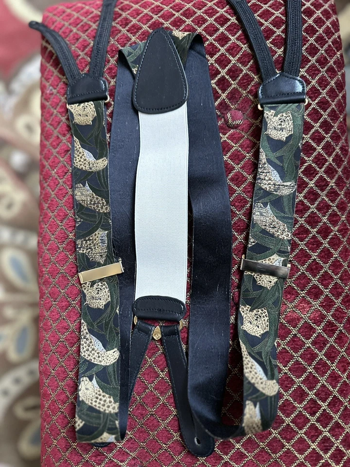 TRAFALGAR EDICIÓN LIMITADA LES LEOPARDS BRACKETS/SEDA Y CUERO Foto 3 de 4