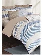 King Mini Duvet Set INK IVY Lillie Blue New