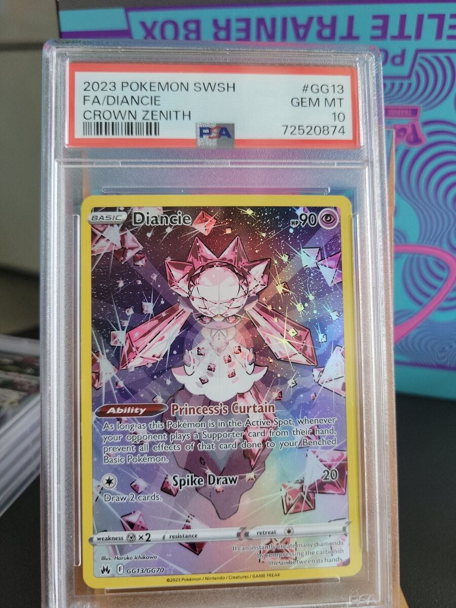 2023 Pokemon SWSH Crown Zenith #GG13 Full Art Diancie PSA 10 2023 Pokemon SWSH Crown Zenith #GG13 Full Art Diancie PSA 10
