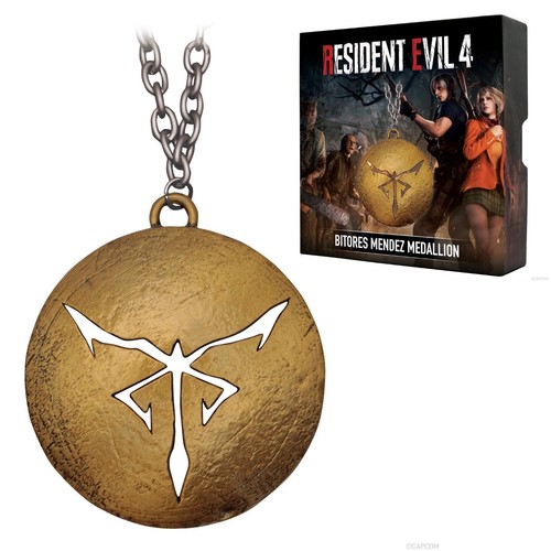 Resident Evil 4 Bitores Mendez Collectible Metal Medallion on Chain - Picture 11 of 11