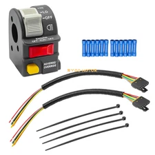 Left Handlebar Switch & Pigtail Harness Pulg Kit for Polaris Sportsman 400 500