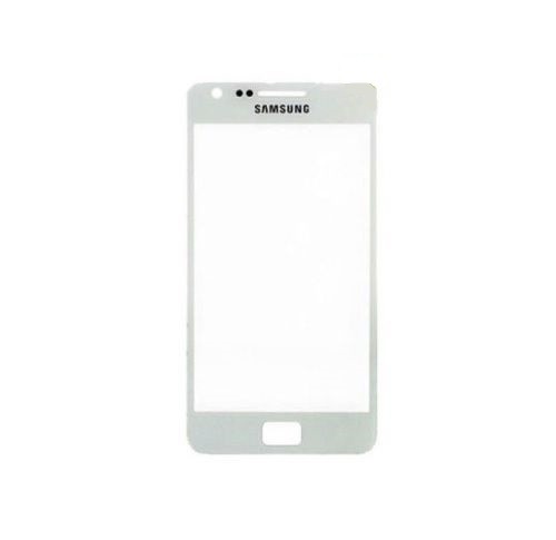VETRINO VETRO GLASS ANTERIORE PER SAMSUNG GALAXY S2 i9100 BIANCO WHITE - Foto 1 di 1