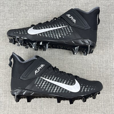 Nike Alpha Menace Pro 2スパイク ブラック 美品 Nike Alpha Menace Pro 2 Mid Football Cleats Black White Men's Sz