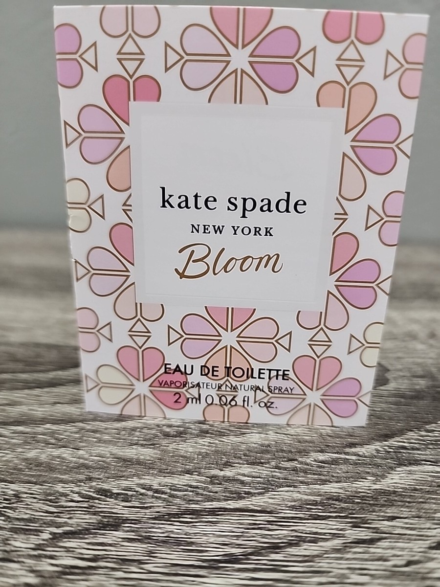 NEW KATE SPADE BLOOM EAU DE TOILETTE SAMPLE SPRAY PERFUME 0.06 FL