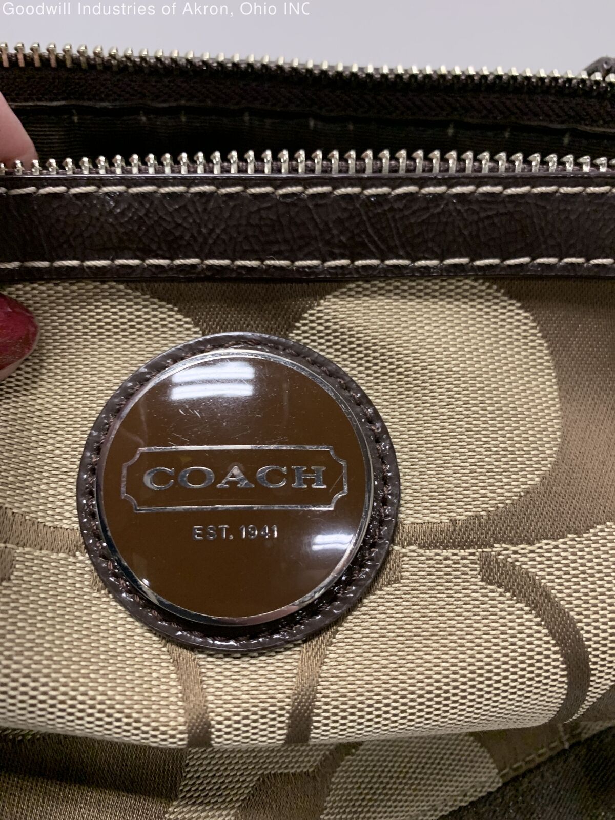 Gently Loved Certified Authentic Tan/Brown Coach … - image 6