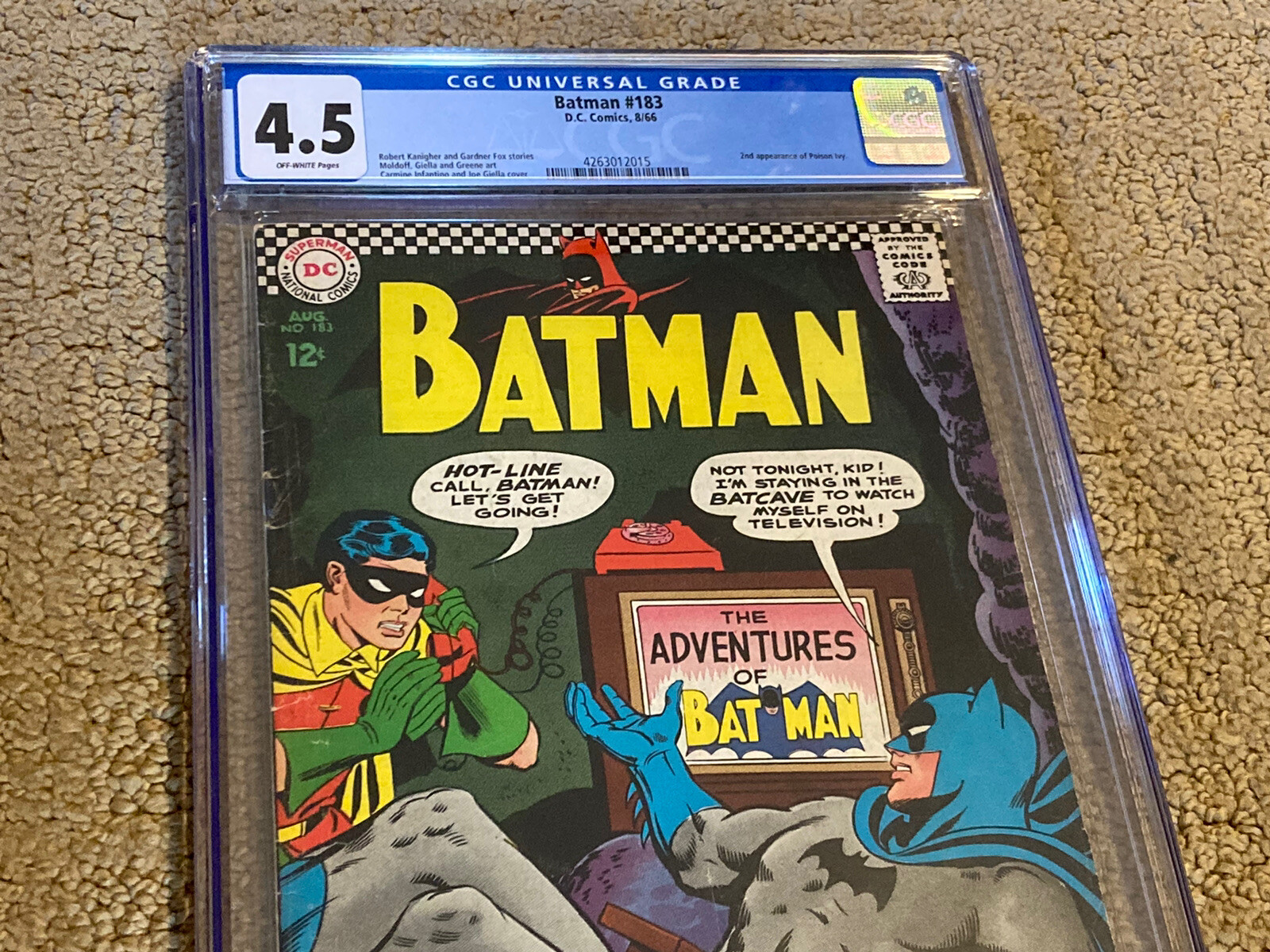 Batman 183 CGC 4.5 OW Pages (2nd app Poison Ivy- 1966) | eBay
