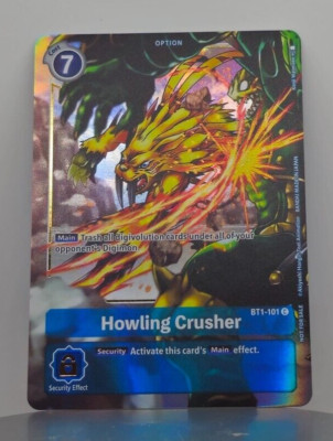 Howling Crusher - (Dash Pack Ver. 1.5) - Release Special Booster - BT1-101 - Dig