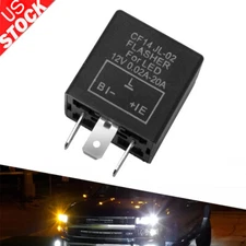 Turn Signal Hazard LED Flasher Relay CF14 3Pin,Fix Fast Hyper-flash
