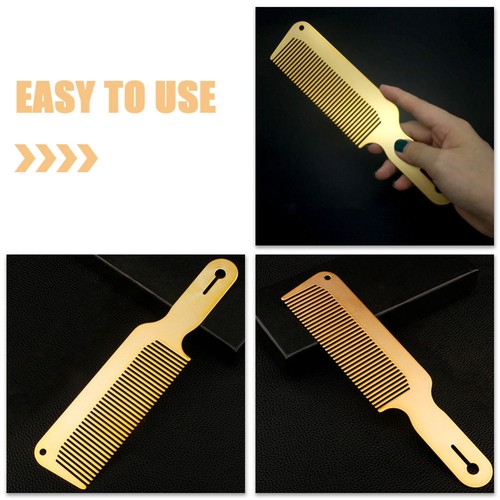 Hair Comb Man Metal Professional Hairdressing Combs for Styling Barber - Bild 12 von 12