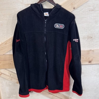 Vtg Winners Circle Men's Large Dale Earnhardt Fleece Sweater Jacket #3 NASCAR