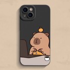 Case For iPhone 16 Pro Max 16e 15 14 13 12 11 XS XR 8 Capybara Cute Phone Cover