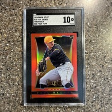 2024 Panini Throwback Paul Skenes Red Prizm SGC 10 79/99