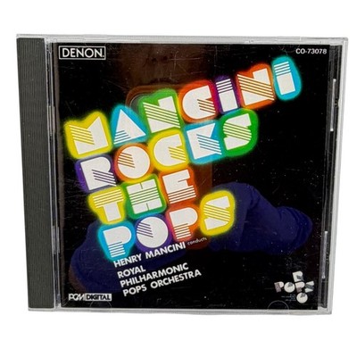 Henry Mancini - Mancini Rocks the Pops CD 1989 RPO Pops Denon 80s Hits