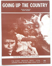 Canned Heat - Going Up The Country - 1968 Original Australian Sheet Music