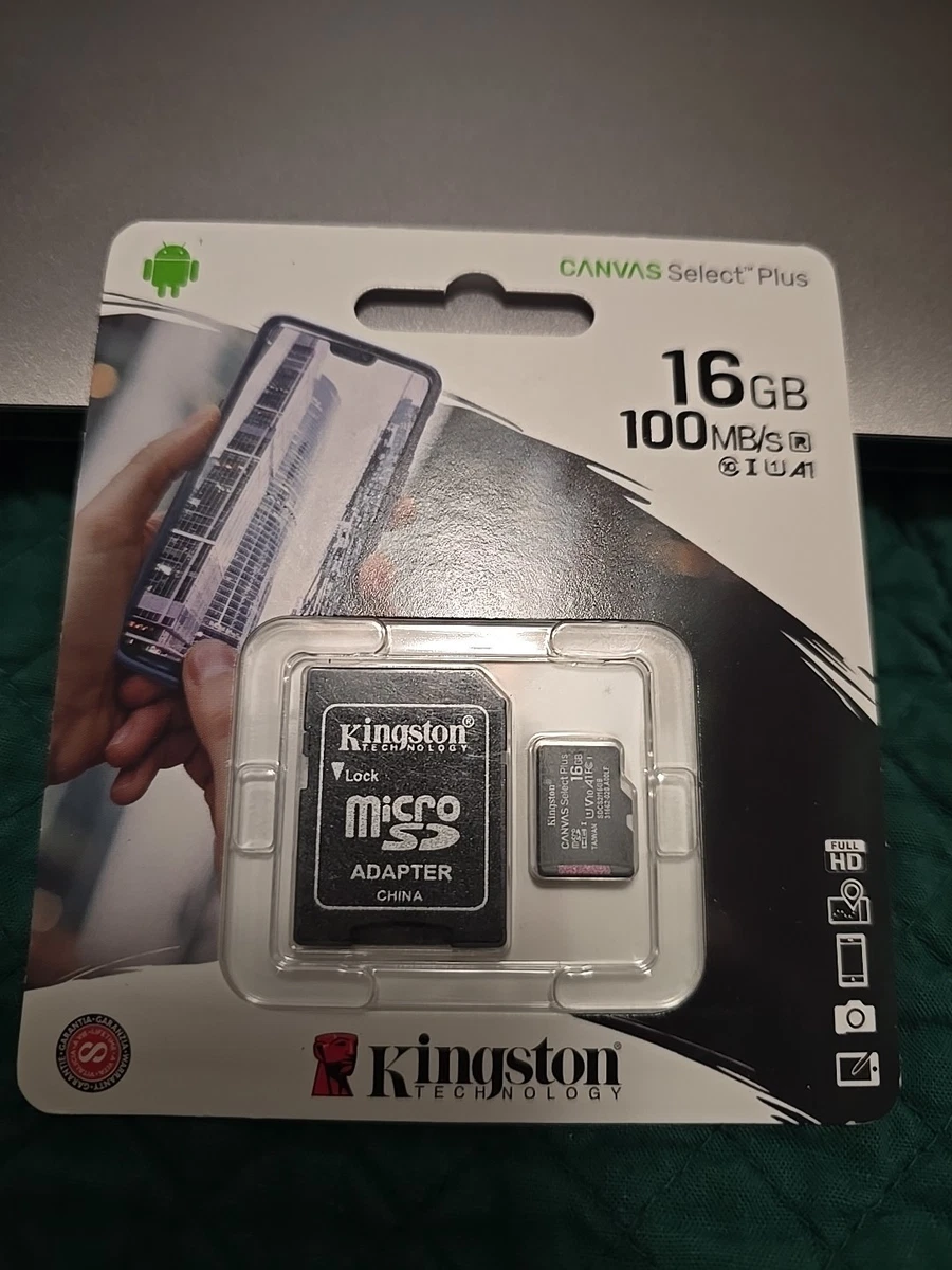 Kingston 16GB MicroSD Cell Phone Memory Cards for sale | eBay