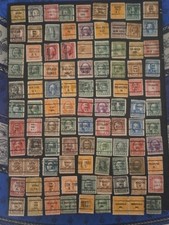 USA ETATS UNIS PREO PREOBLITERE PRECANCEL LOT VRAC MIXTURE COLLECTION TOUS ETATS