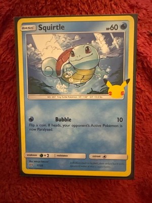 pokemon cards Squirtle Basec