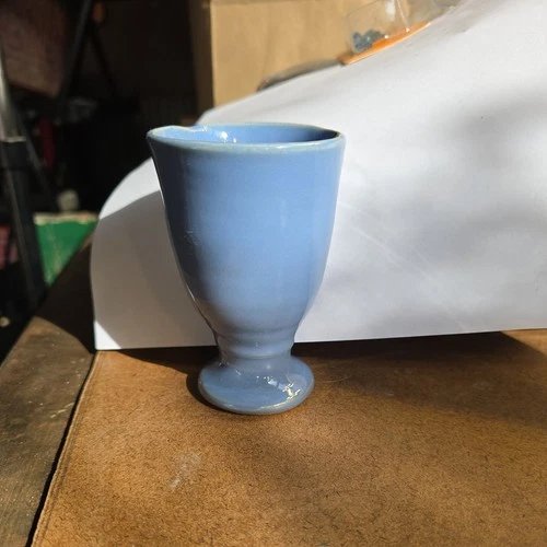 Bauer Matt Carlton Miniature Vase Delph Blue Mint 4"