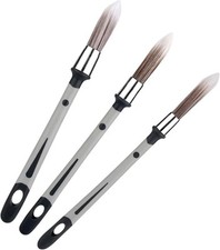 1/3Pcs Small Paint Brush Wall Trim Painting Tools Pointed Synthetic Sash Brush