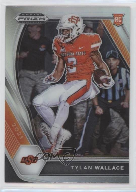 2021 Panini Prizm Draft Picks Silver Prizm Tylan Wallace #126 2l4