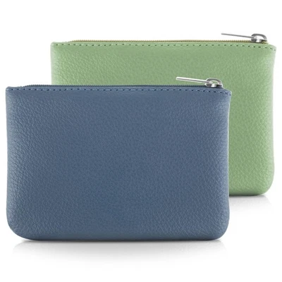 2 Stück Kleines Portemonnaie Damen, Leder Mini Geldbörse Klein Portemonnaie C... - Bild 1 von 4