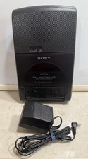 Sony Cassette Corder TCM-929 w/Power Adaptor w/carry handle TESTED  WORKING