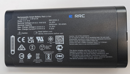 Original RRC2054-2 Rechargeable Smart Battery Pack Li-on 14.4VDC 6900mAh