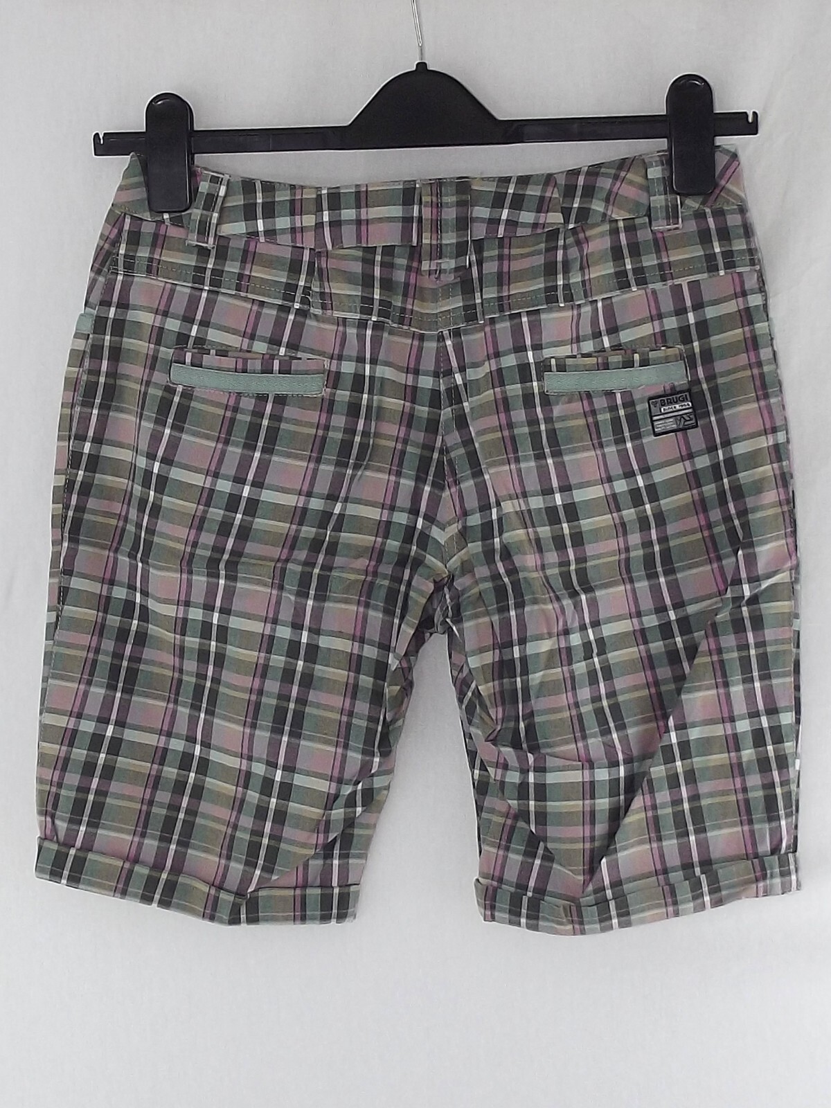 Brugi Women's Bermuda Shorts Pants Grey Size It 42 W 28 M Medium image 2