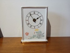 RINGTONS WADE CERAMICS floral clock 5" x 6.5"