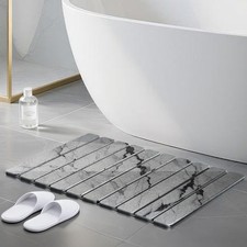 Badematte aus Kieselalgenerde, 60x40, faltbar, schnelltrocknend