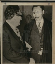 1974 Henry Kissinger Houri Boumedienne Pres Algeria 8X9 Historic Vintage Photo