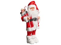 Dekofigur Weihnachtsmann Rot / Weiß Weihnachtsdekoration Ormsavatnet