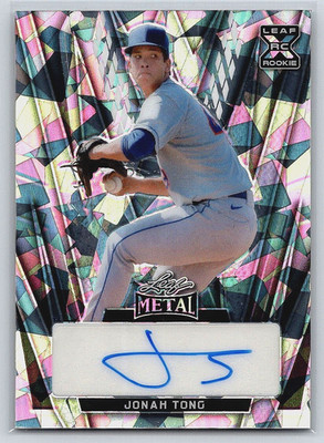 2024 Leaf Metal Jonah Tong AUTO #BA-JT1 Rookie /15 (RC)