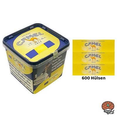 Camel Yellow/Gelb Volumentabak/Zigarettentabak 285g Eimer, 600 Hülsen