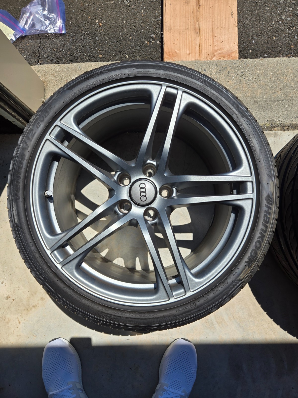 Audi R8 Wheels Set Gray