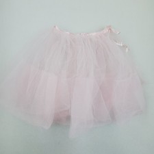 Vtg 50s Elaine Farley Originals Ballerina Pink Fairy Tulle Tutu Ribbon Tie Skirt