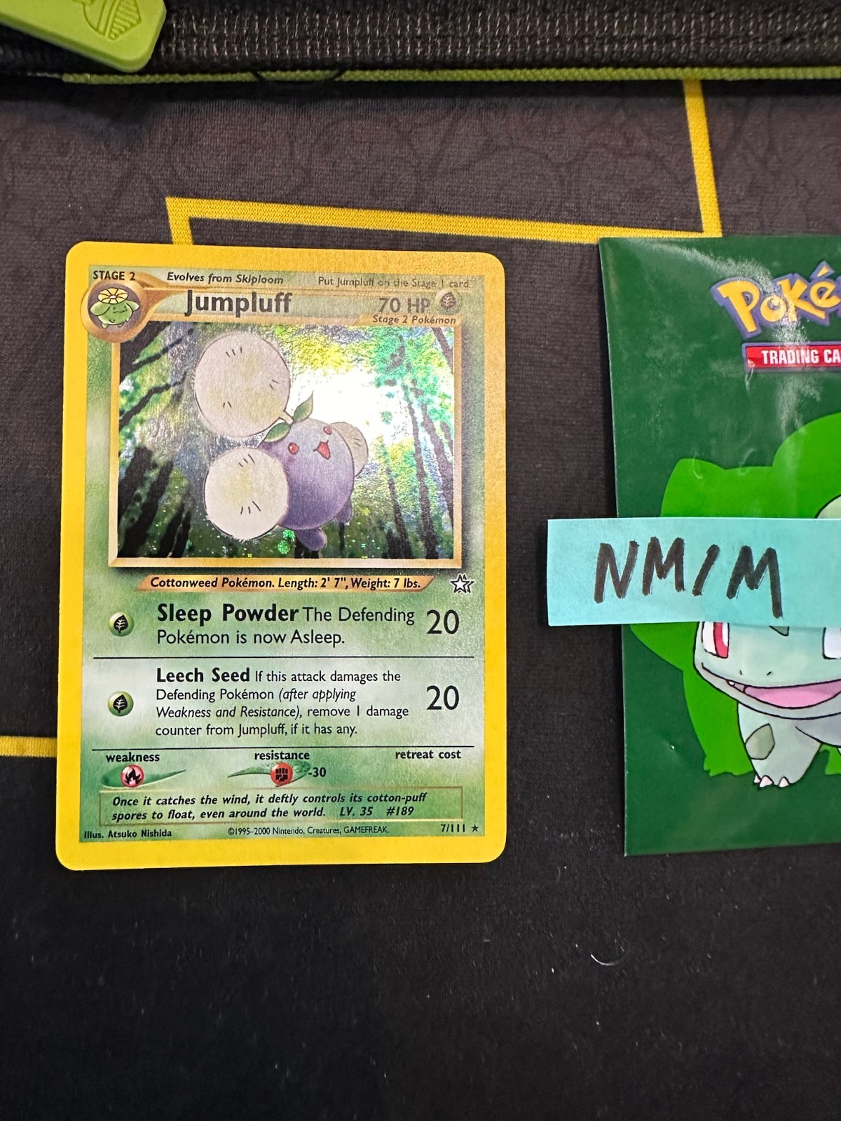 Pokemon Card Jumpluff Neo Genesis Unlimited Holo Vintage 7/111 147 💎NM💎