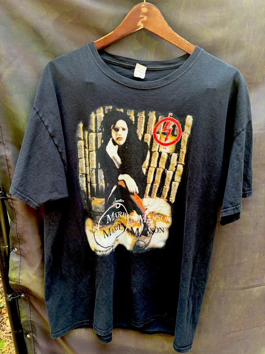 T-shirt vintage Marilyn Manson « Je suis le dieu de la baise
